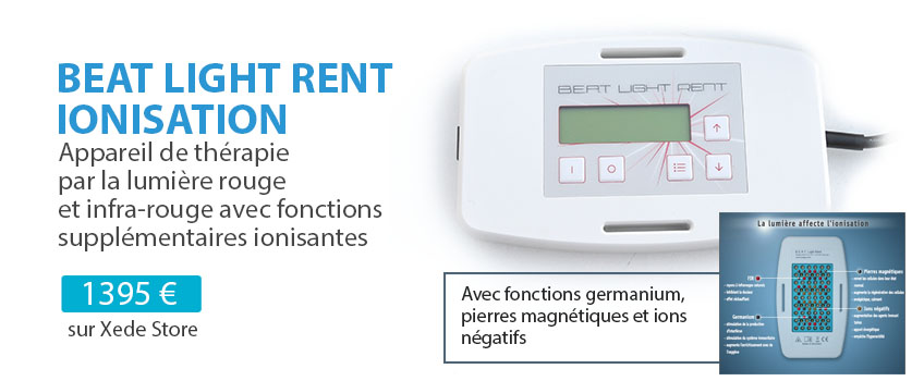 BEAT LIGHT RENT - appareil de thérapie par la lumière rouge et infra-rouge